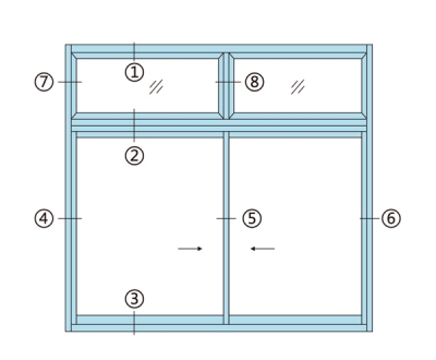 上海109030係列推拉窗